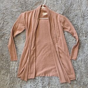 Dreamers Women's Brown Open Front Cardigan